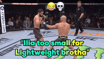Two Men Fighting In Boxing Ring Ilia Too Small For Lightweight Brotha GIF
