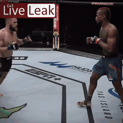 Two Men Fighting In Boxing Ring Live Leak GIF