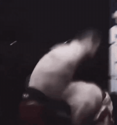 Two Men Fighting In Boxing Ring With Prime On Floor GIF