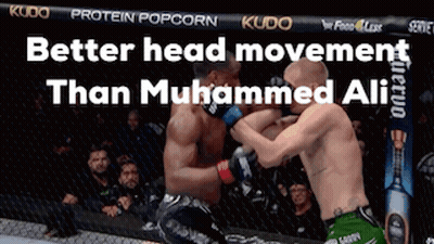 Two Men Fighting In Cage Better Head Movement Than Muhammad Ali GIF