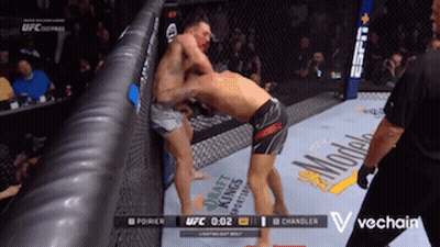 Two Men Fighting In Cage Nothing Stops Ram GIF