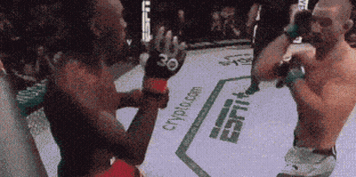 Two Men Fighting In Ring Crypto.com GIF