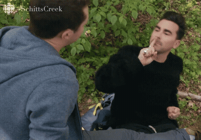 Two Men From Schitt's Creek GIF