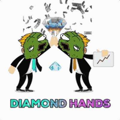 Two Men Giving Each Other Diamond Hands GIF