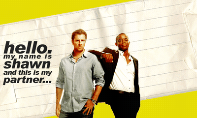 Two Men Hello My Name Is Shawn And This Is My Partner GIF
