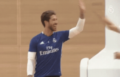 Two Men High Five GIF