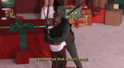 Two Men Hugging I Know That That Wasn't Easy GIF