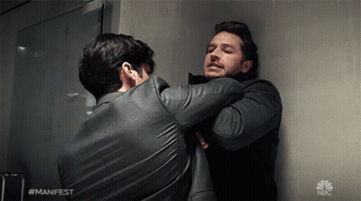 Two Men Hugging In Manifest GIF