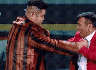 Two Men Hugging GIF