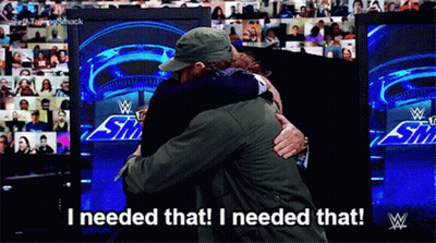 Two Men Hugging Screen Saying I Needed That GIF