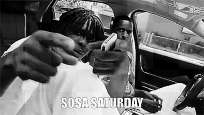 Two Men In A Car Sosa Saturday GIF