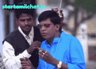Two Men In Blue Shirt And Black Vest Startamiichat.in GIF