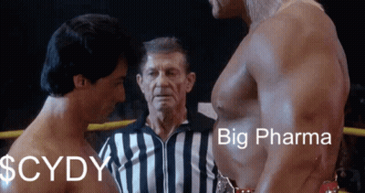 Two Men In Boxing Ring Saying Big Pharma GIF
