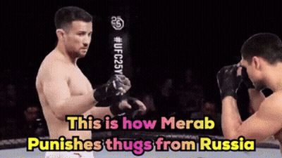 Two Men In Boxing Ring Saying Owned GIF