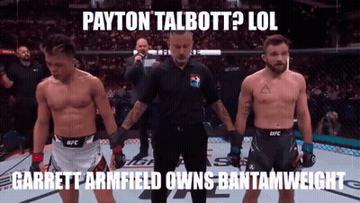 Two Men In Boxing Ring With Referee GIF