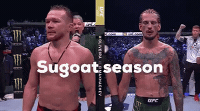 Two Men In Boxing Ring With Sugoat Season GIF