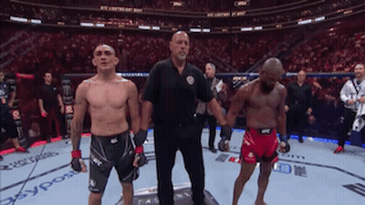 Two Men In Boxing Ring GIF