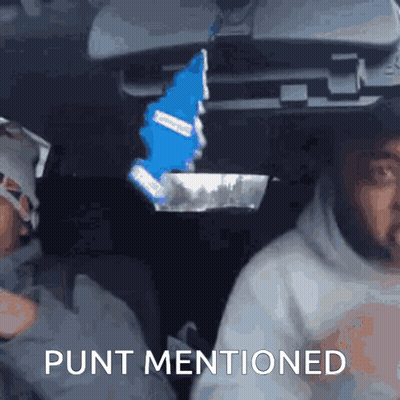 Two Men In Car Saying Punt GIF