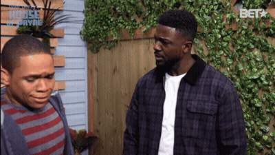 Two Men In Front Of House Bet On It GIF