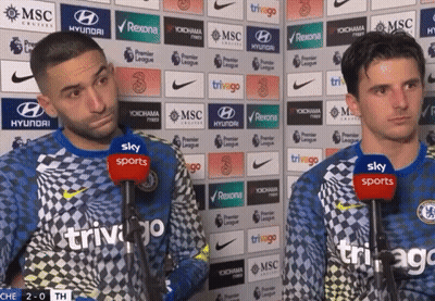 Two Men In Front Of Rexona MSC Hyundai Ads GIF