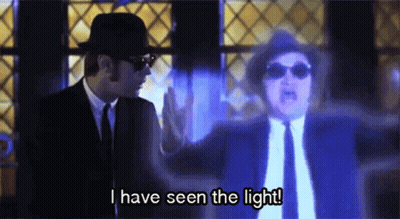 Two Men In Suits And Hats Saying I Have Seen The Light GIF