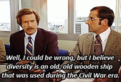 Two Men In Suits And Ties Are Sitting At A Table And One Of Them Is Saying Well I Could Be Wrong GIF
