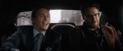 Two Men In Suits In Car Saying Oh Okay GIF