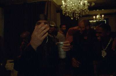 Two Men In Suits In The Dark GIF