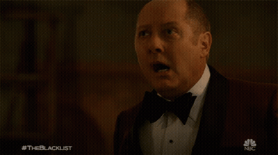 Two Men In Suits Sitting On Couch The Blacklist GIF