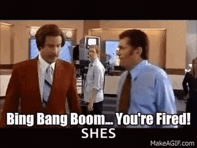 Two Men In Suits Standing Together GIF