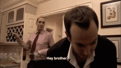 Two Men In Tuxedos And Bow Ties At Bar 2022 GIF