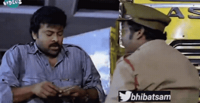 Two Men In Uniform Talking By Yellow Truck GIF