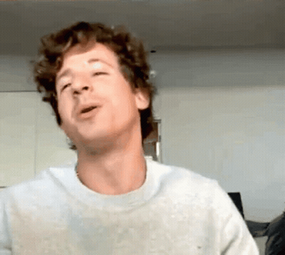 Two Men In White And Black Shirts GIF