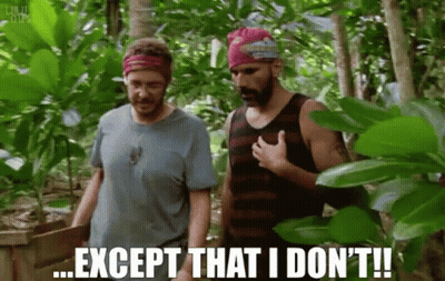 Two Men In Woods One Says Except That I Don't !! GIF