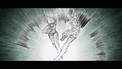 Two Men Kicking Each Other In Black And White GIF