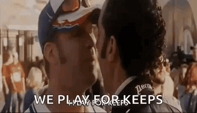 Two Men Kissing In Front Of Crowd GIF