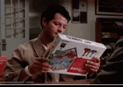 Two Men Laughing One With #Willandgrace Sweater GIF