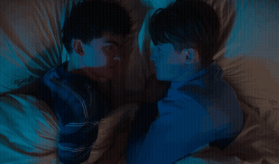 Two Men Laying In Bed With The Words I Wanna Stay Up All Night GIF