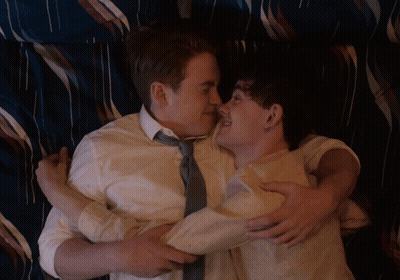 Two Men Laying On A Bed With The Words Aaugh My Plan 'S Been Foiled Below Them GIF