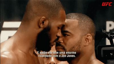 Two Men Looking At Each Other UFC GIF
