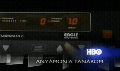 Two Men Looking At Each Other With HBO GIF