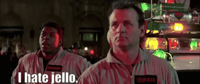 Two Men Next To Each Other With I Hate Jello GIF
