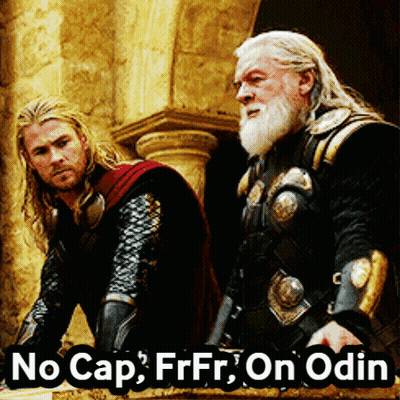Two Men No Cap Frfr On Odin GIF