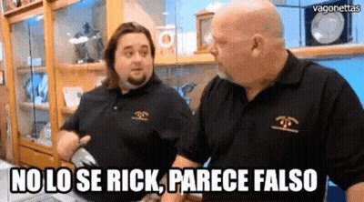 Two Men No Lo Se Rick Parece Falso GIF