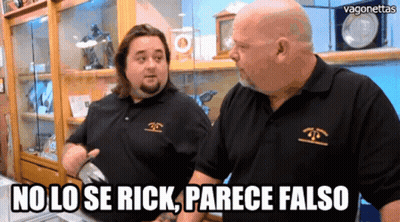 Two Men No Lo Se Rick Parece Falso GIF