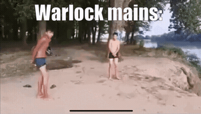 Two Men On Beach Warlock Mains GIF