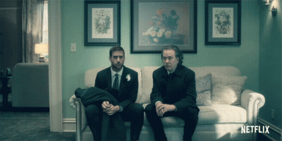Two Men On Couch Netflix GIF