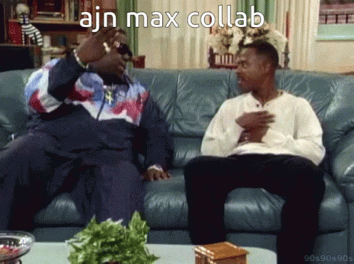 Two Men On Couch With Ajn Max Collab GIF