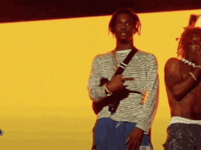Two Men One Holding Microphone GIF