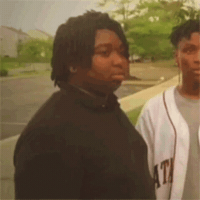 Two Men One In Baseball Jersey GIF